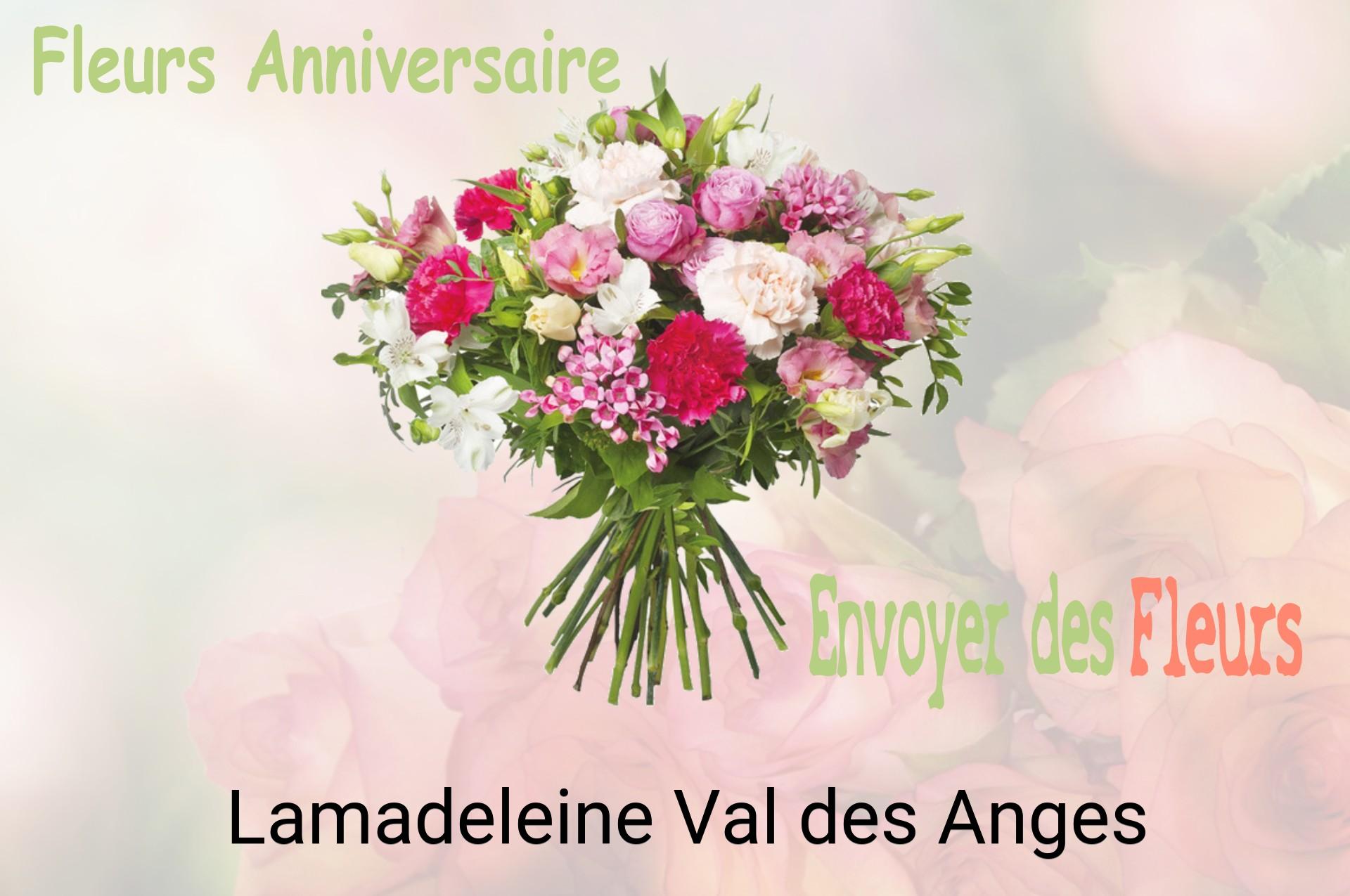 Bouquet de fleurs d’anniversaire livré à Lamadeleine-Val-des-Anges