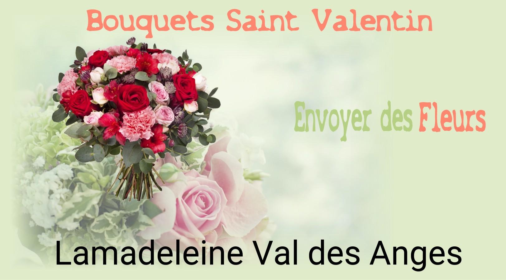 Roses de Saint-Valentin livrées à Lamadeleine-Val-des-Anges